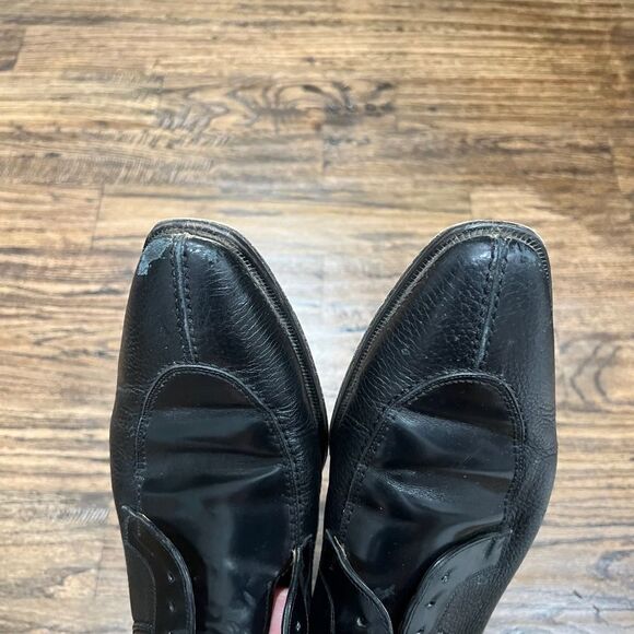 Mezlan Fratello Split Toe Derby Oxford Pebbled Leather patent size 10 - Picture 4 of 5